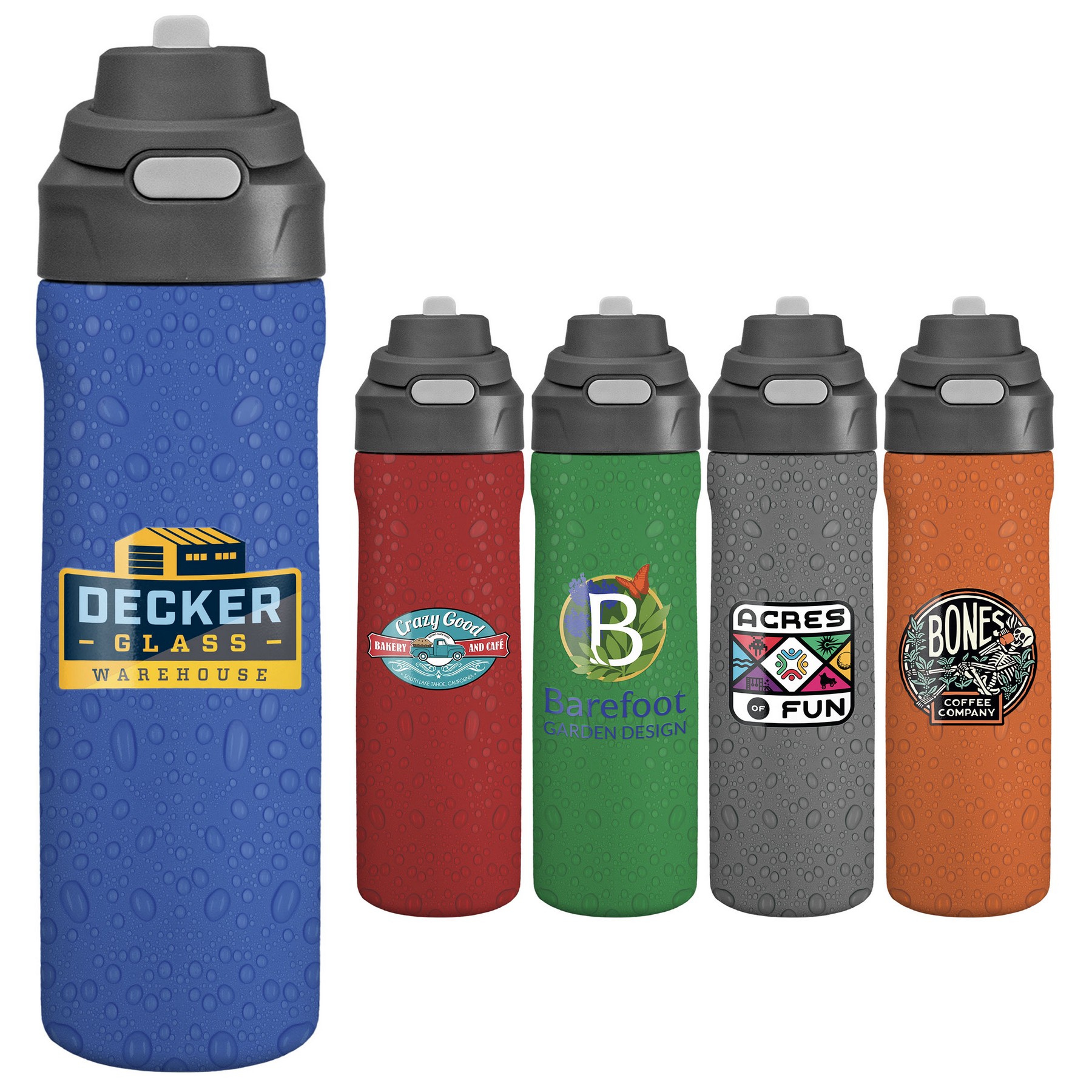 Pop Up 24 Oz. Recycled Raindrop Bottle 1