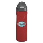 Pop Up 24 Oz. Recycled Raindrop Bottle - Red Pop Up 24 Oz. Recycled Raindrop Bottle - Red