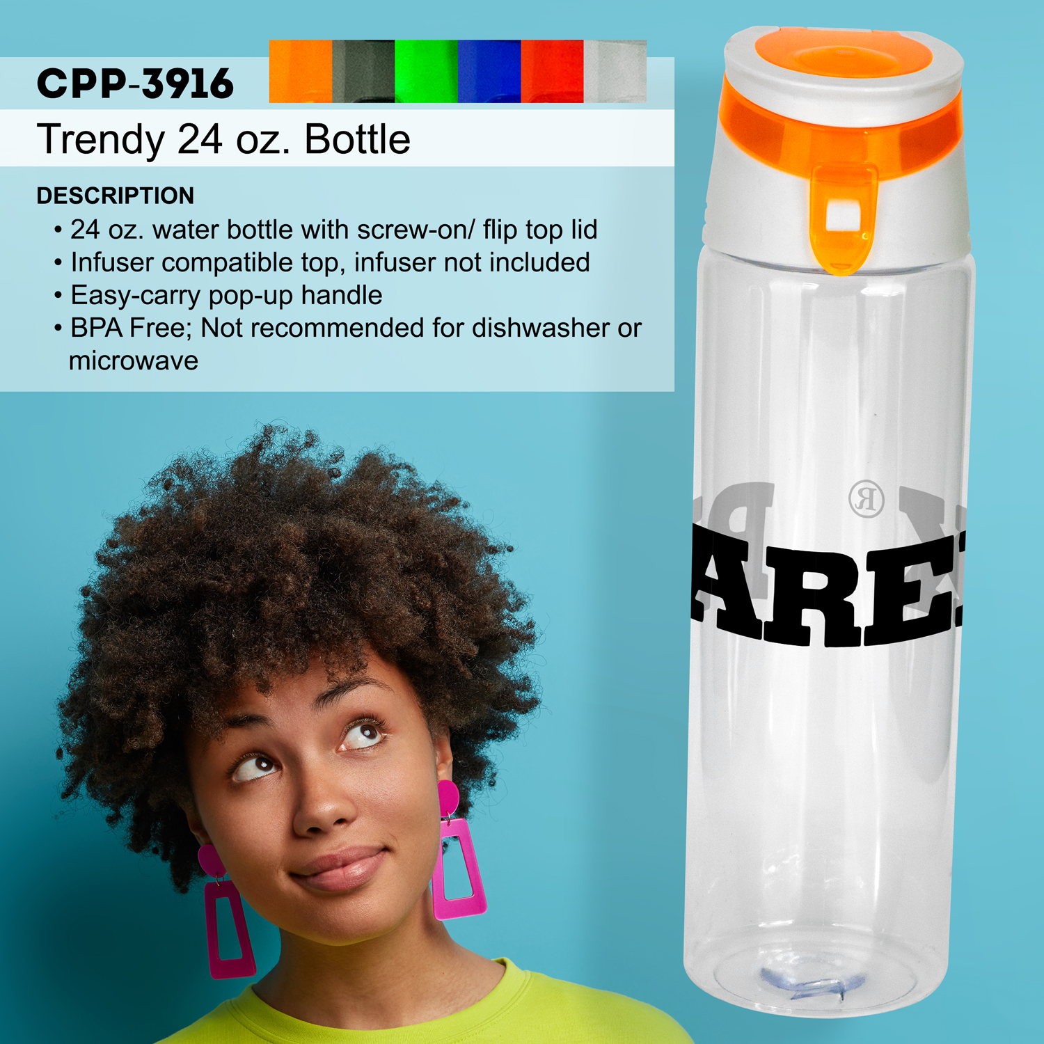 Trendy 24 oz. Bottle 1