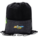 X Line Drawstring Backpack - Green X Line Drawstring Backpack - Green