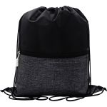 X Line Drawstring Backpack - White-Blank X Line Drawstring Backpack - White-Blank