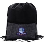 X Line Drawstring Backpack - Black X Line Drawstring Backpack - Black