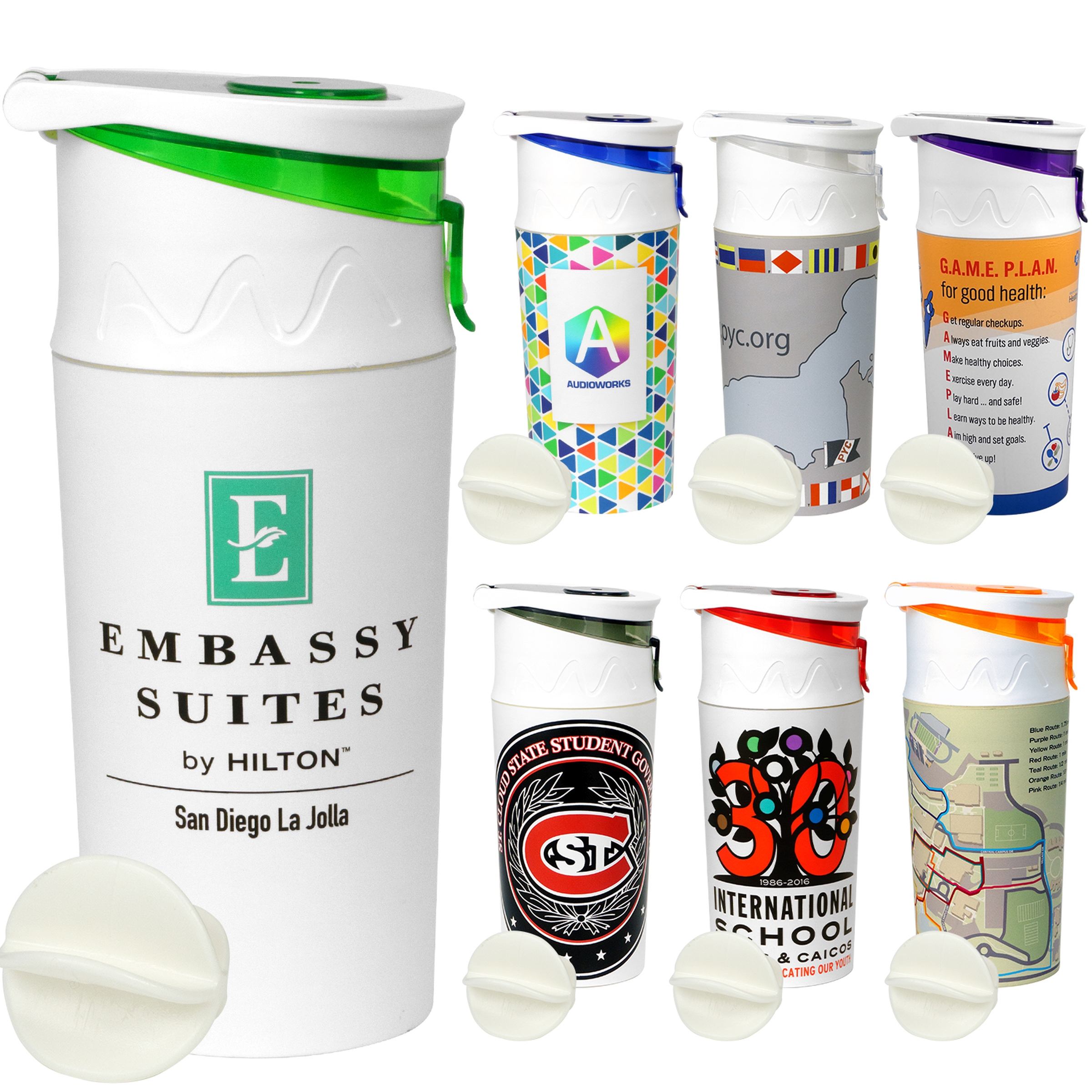 Full Color Trendy Shaker Bottle 1