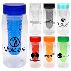 Clear View 25 oz. Recycled Bottle with Infuser 1 Clear View 25 oz. Recycled Bottle with Infuser 1