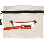 Full Color Square Travel Pouch - White Full Color Square Travel Pouch - White