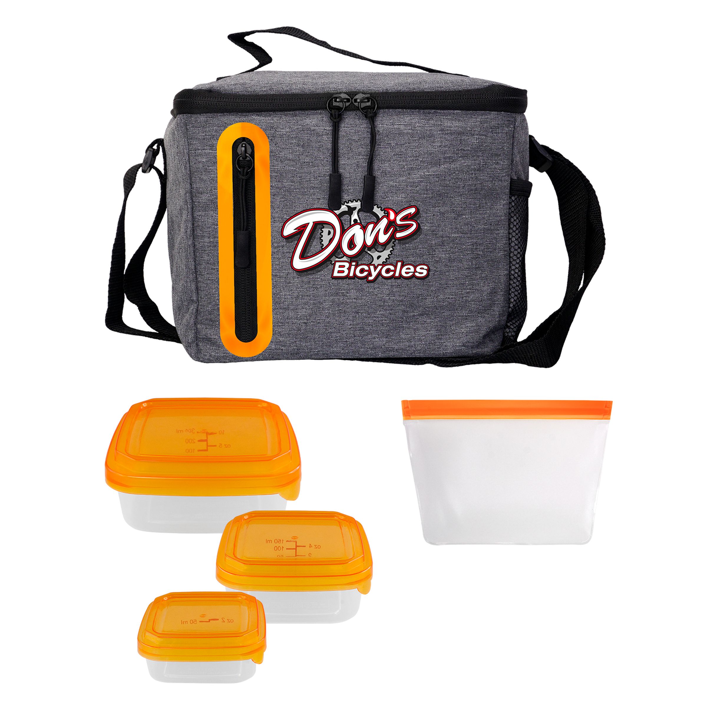 Portion Control & Food Bag Oval Cooler Lunch Set 1