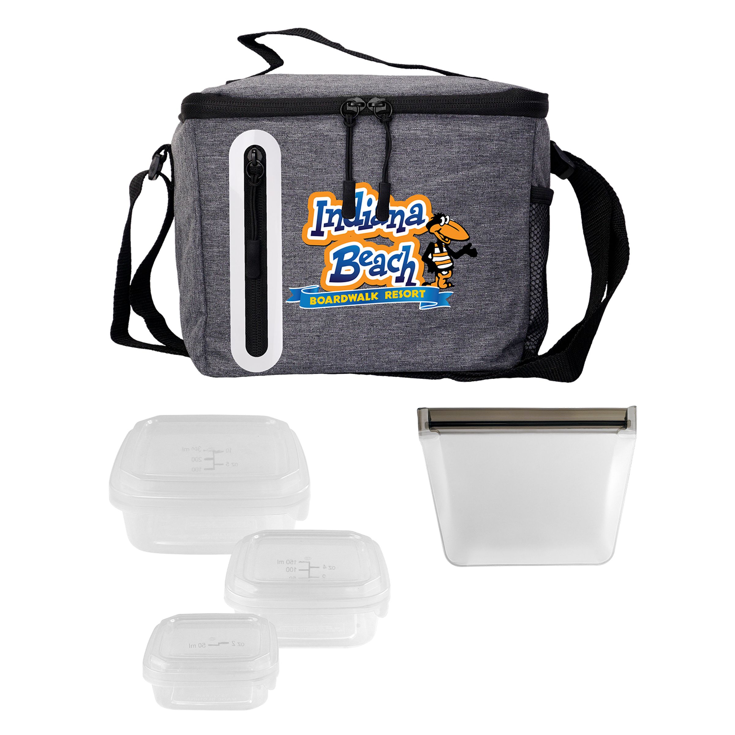 Portion Control & Food Bag Oval Cooler Lunch Set 1