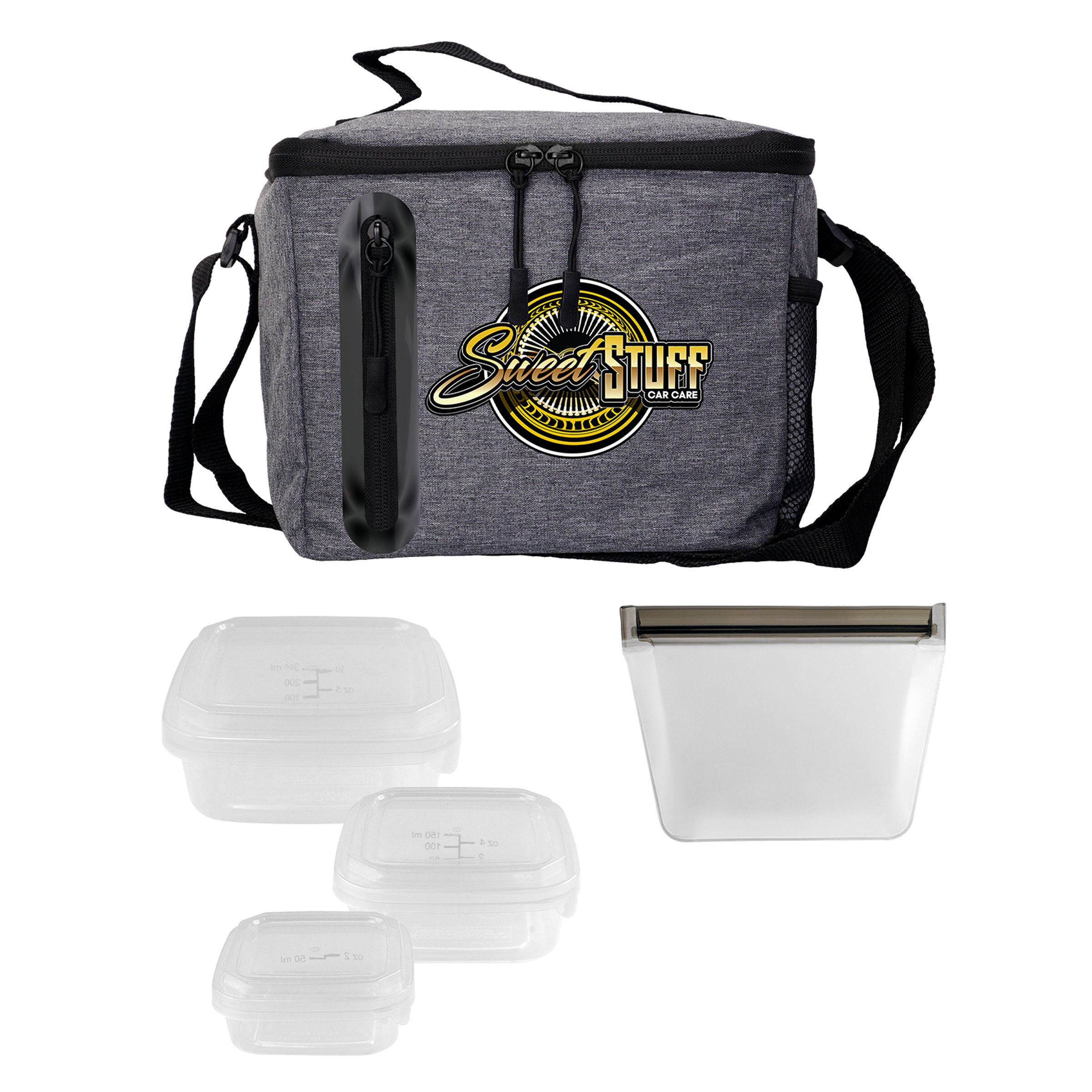 Portion Control & Food Bag Oval Cooler Lunch Set 1