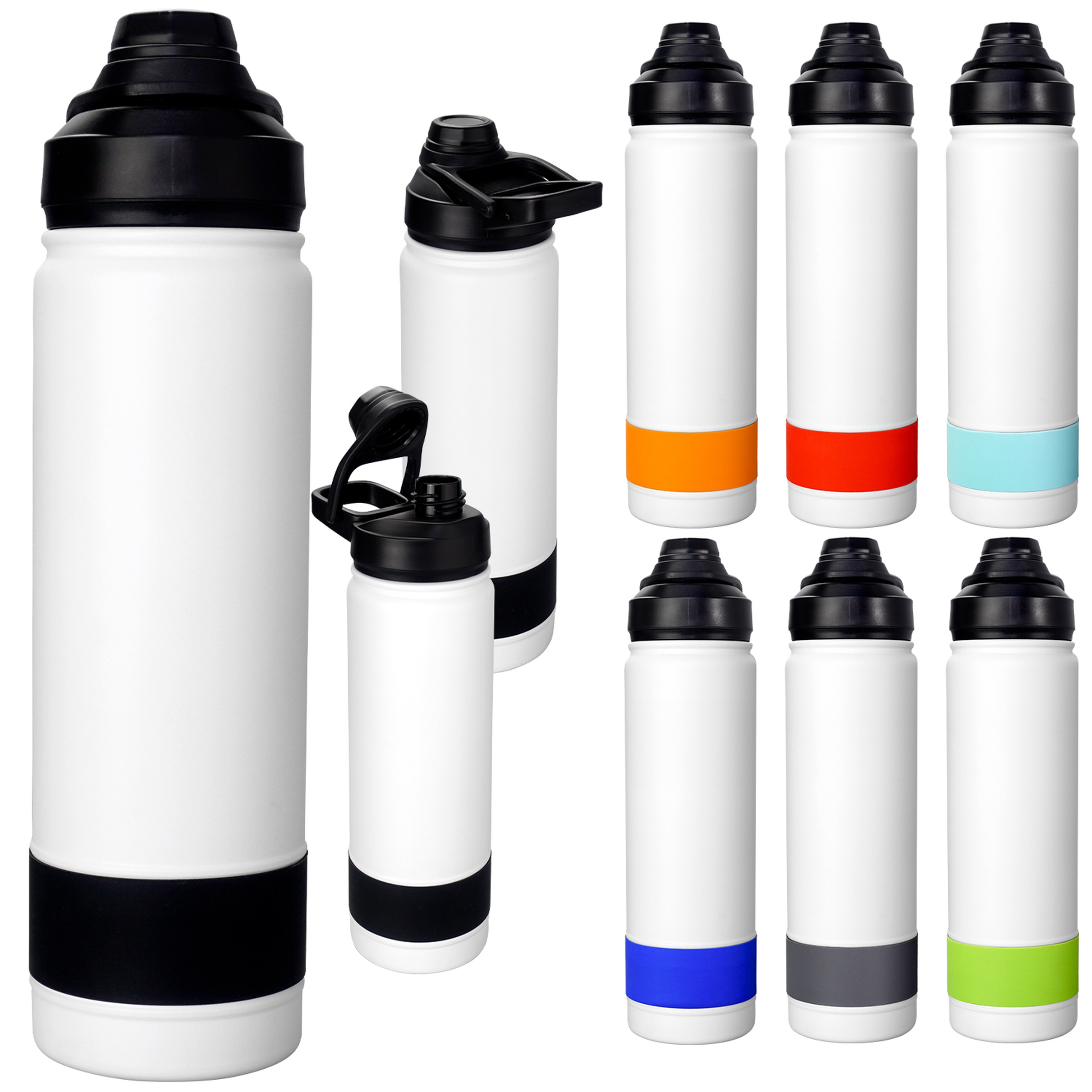 Colorful Sip Top 24 oz. Banded Bottle 1