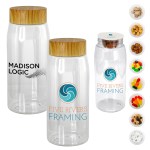 Bamboo Pattern 25 oz. Recycled Snack Bottle 1 Bamboo Pattern 25 oz. Recycled Snack Bottle 1