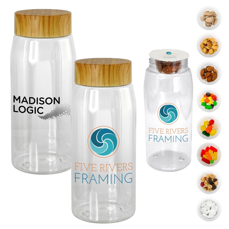 Bamboo Pattern 25 oz. Recycled Snack Bottle 1 Bamboo Pattern 25 oz. Recycled Snack Bottle 1