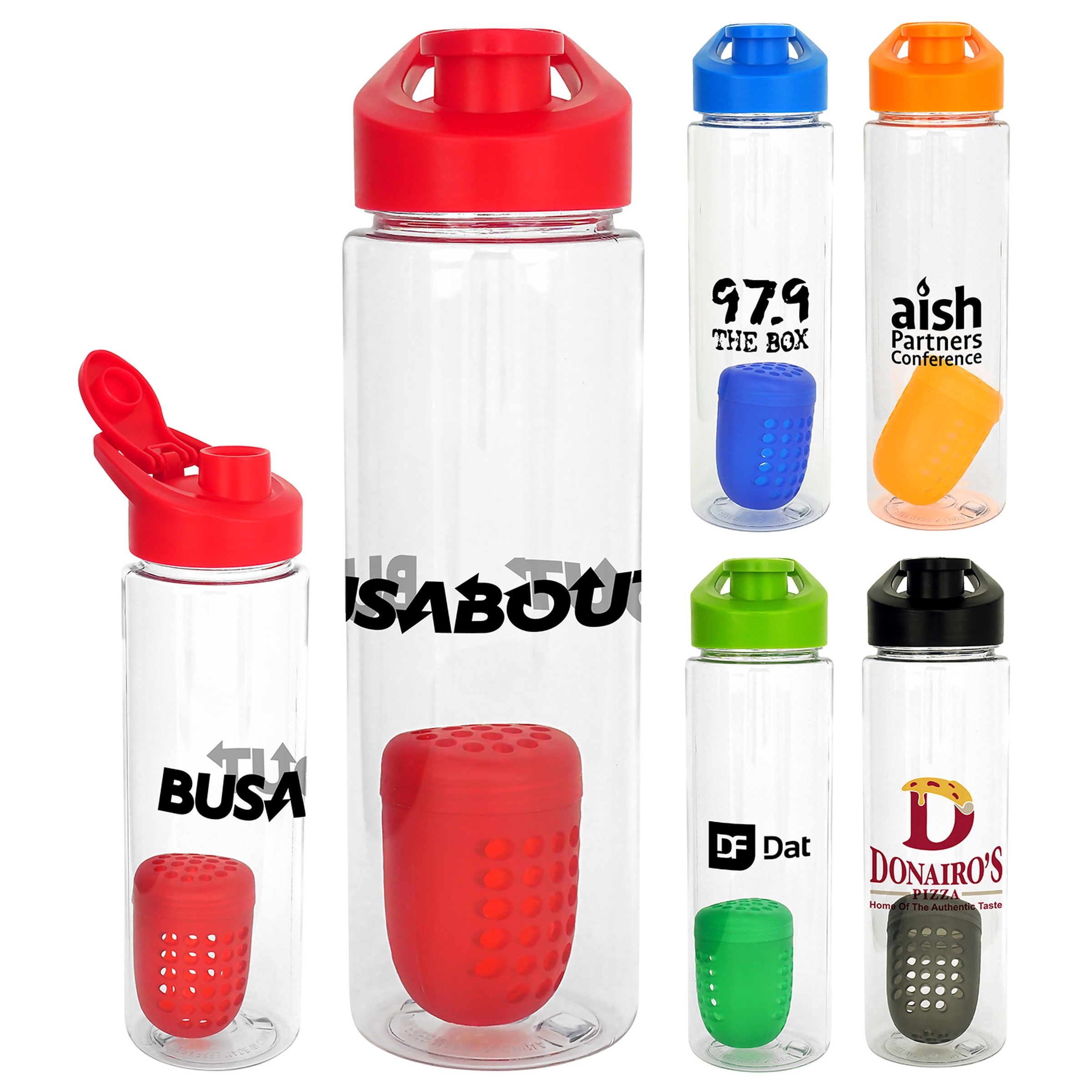 Easy Pour 24 oz. Recycled Bottle with Floating Infuser 1