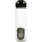 Easy Pour 24 oz. Recycled Bottle with Floating Infuser - black Easy Pour 24 oz. Recycled Bottle with Floating Infuser - black