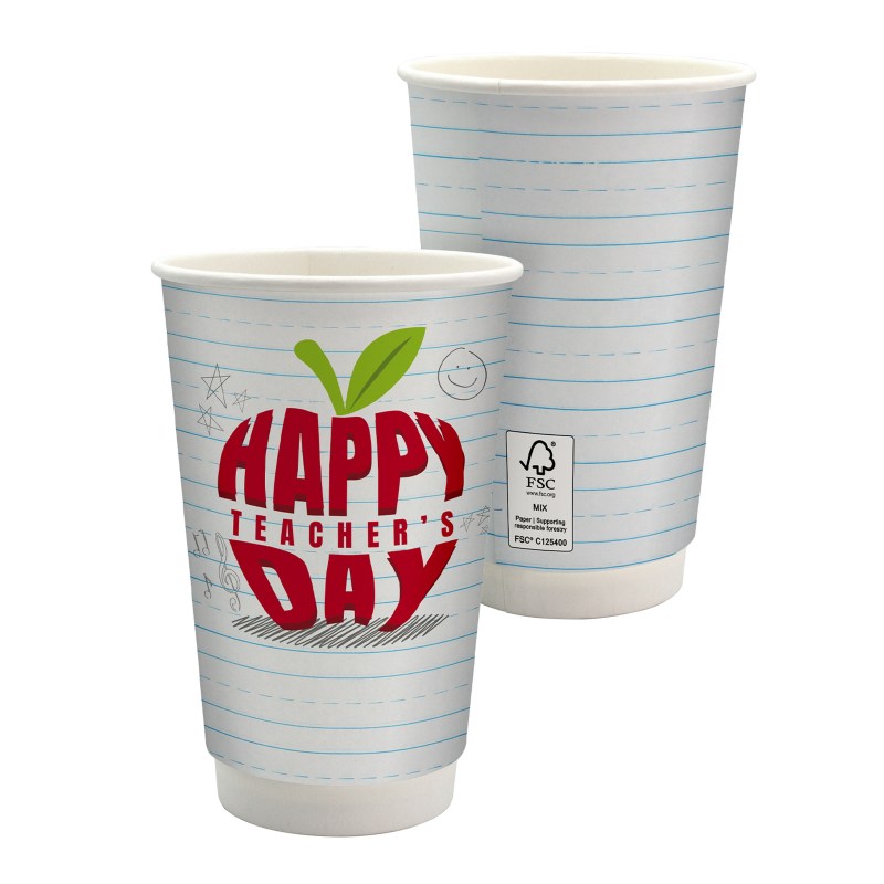 16 oz. Teacher Full Color Paper Cup 1 16 oz. Teacher Full Color Paper Cup 1