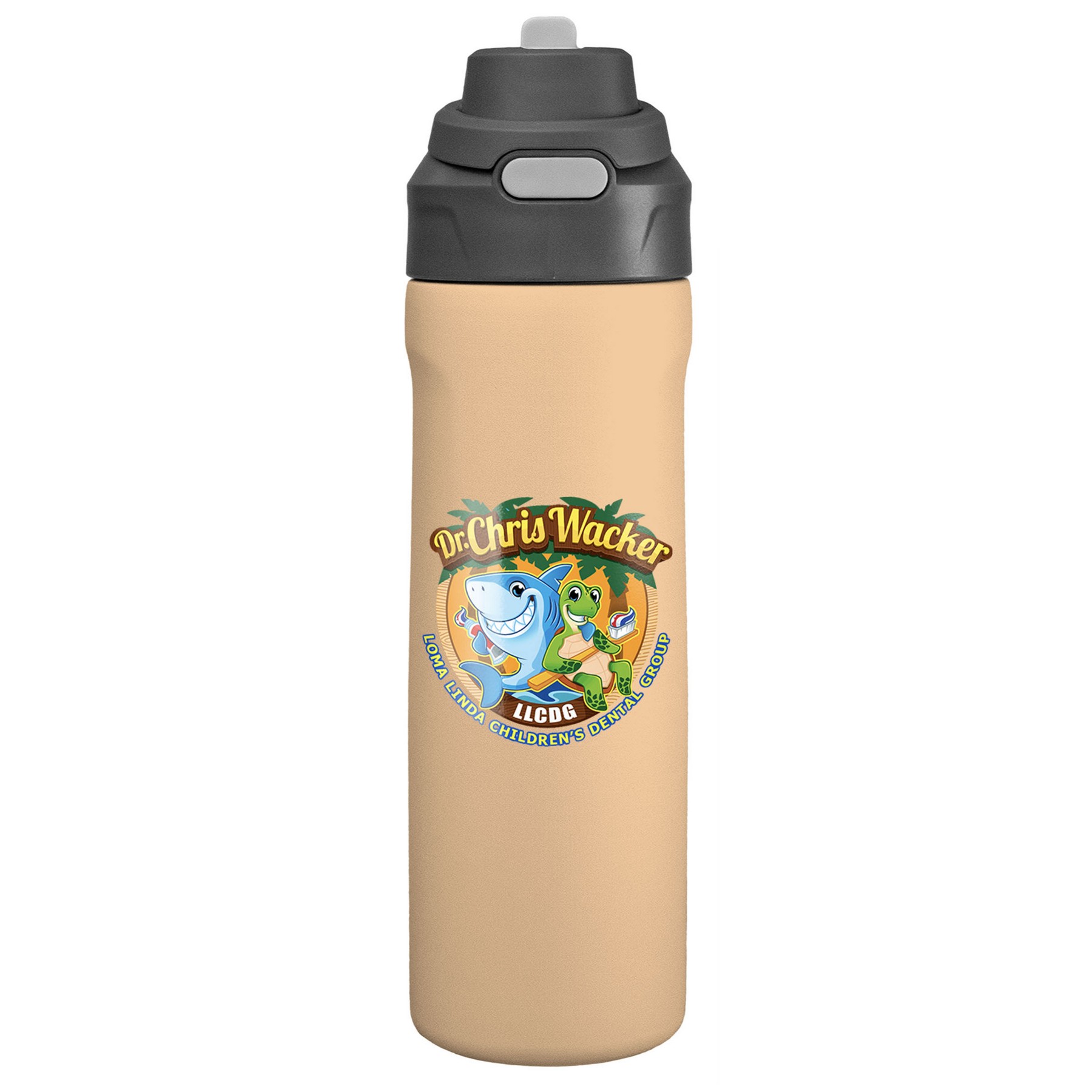 Pop Up 24 Oz. Recycled Pastel Bottle 1