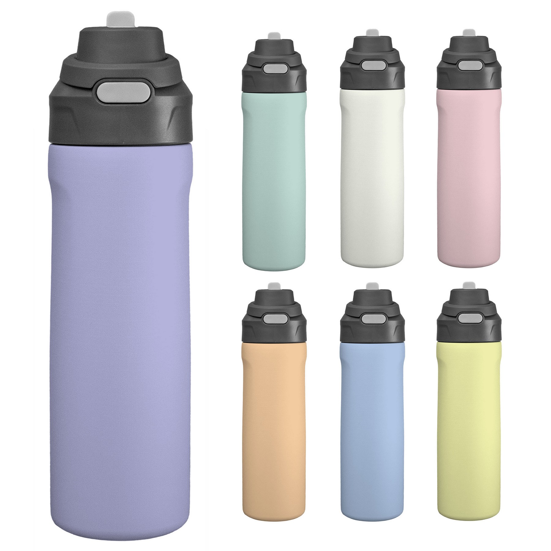 Pop Up 24 Oz. Recycled Pastel Bottle 1