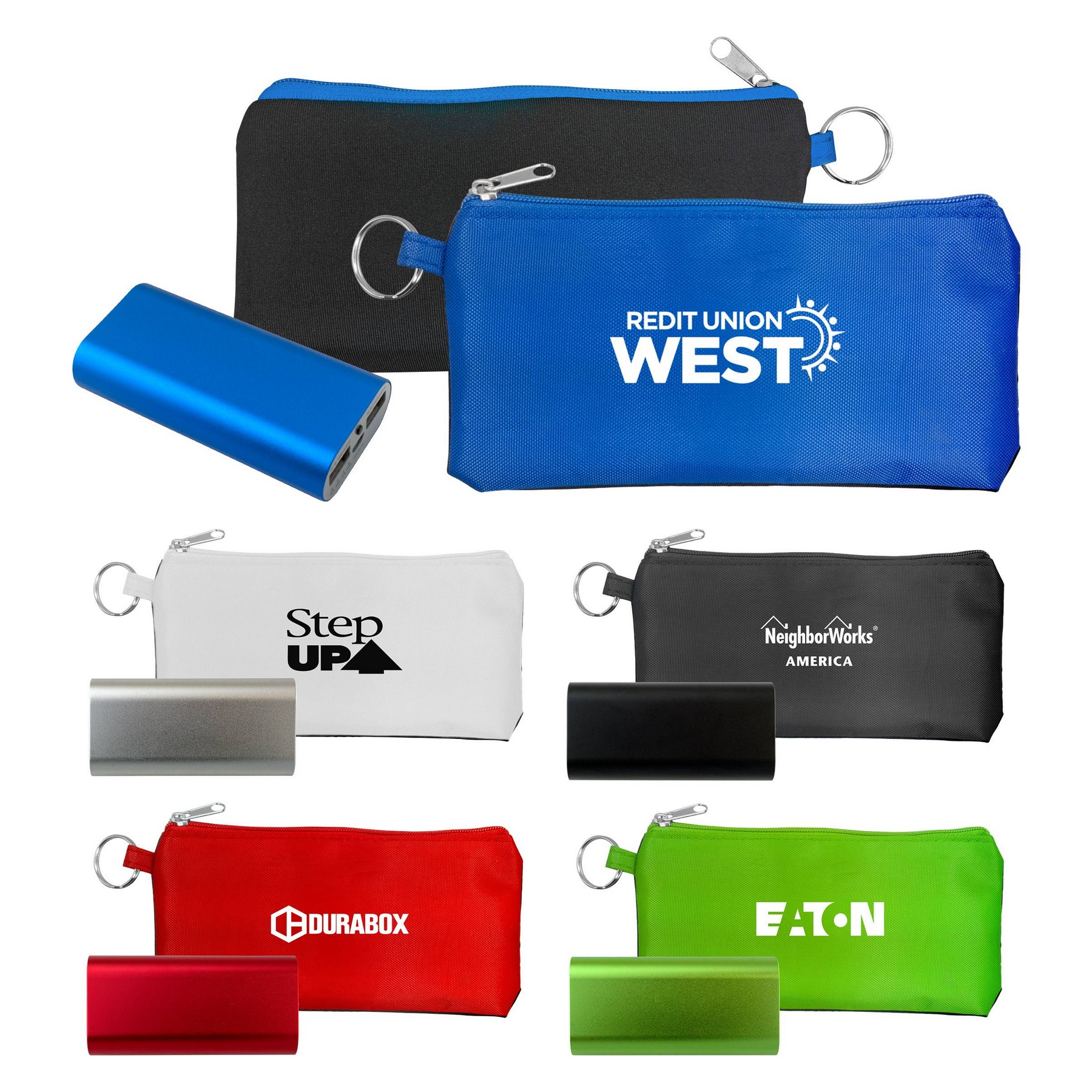 Brushed Metal Tablet Power Bank Kit 1
