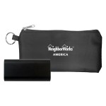 Brushed Metal Tablet Power Bank Kit - Black Brushed Metal Tablet Power Bank Kit - Black