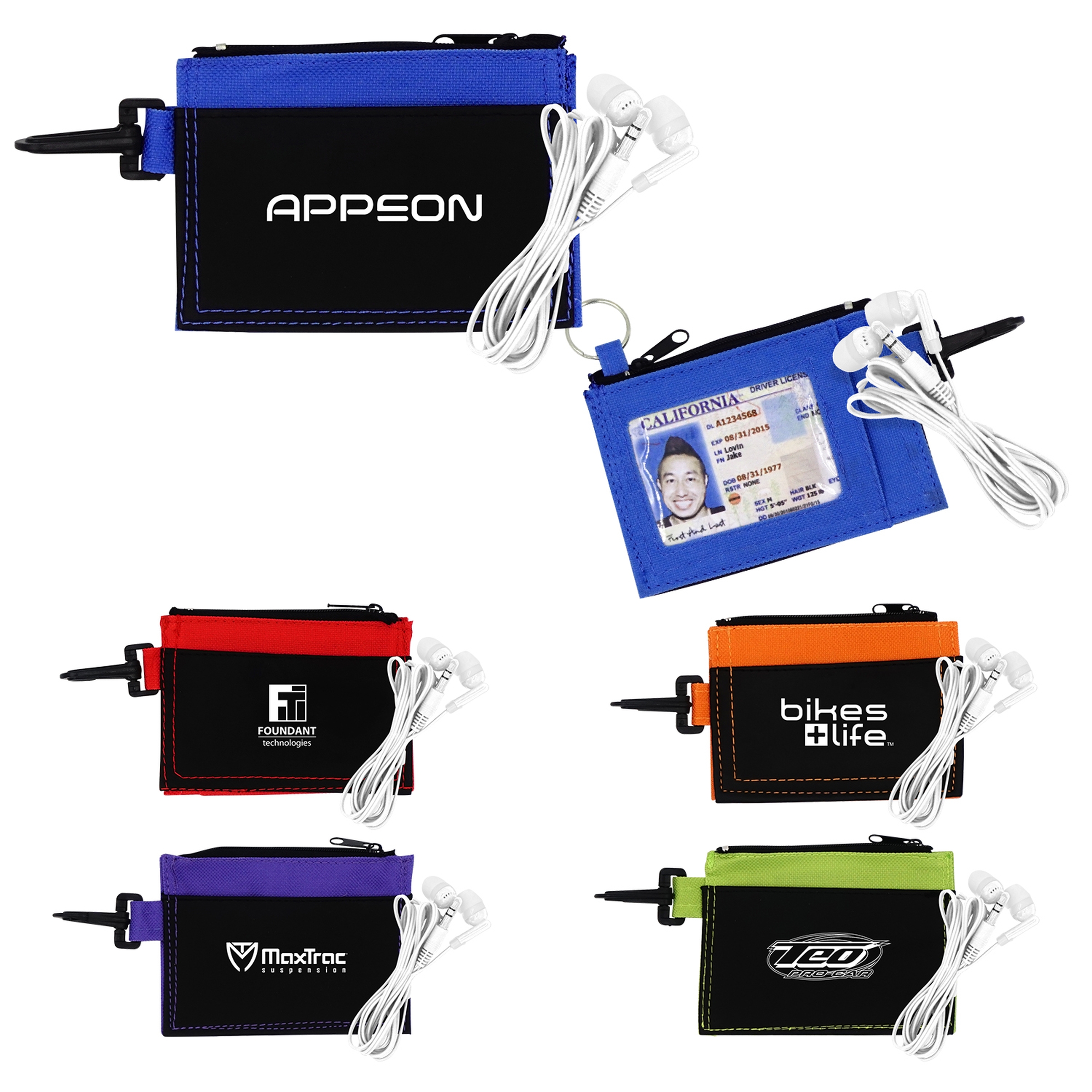 Ear Buds in Travel Wallet 1