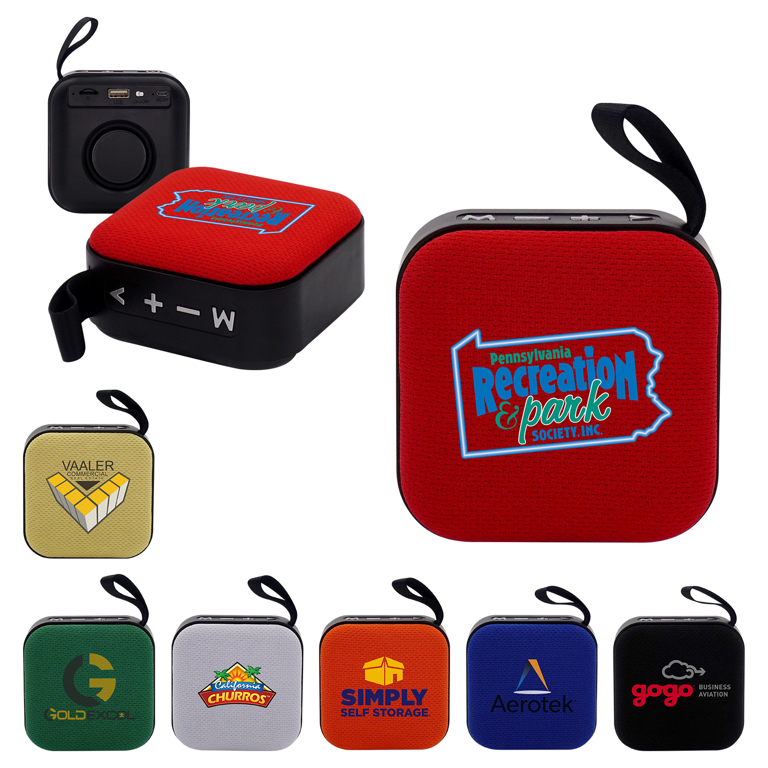 Square Lanyard Bluetooth Speaker 1