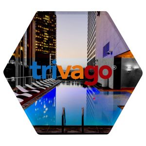 Full Color Acrylic Hexagon Award 1 Full Color Acrylic Hexagon Award 1