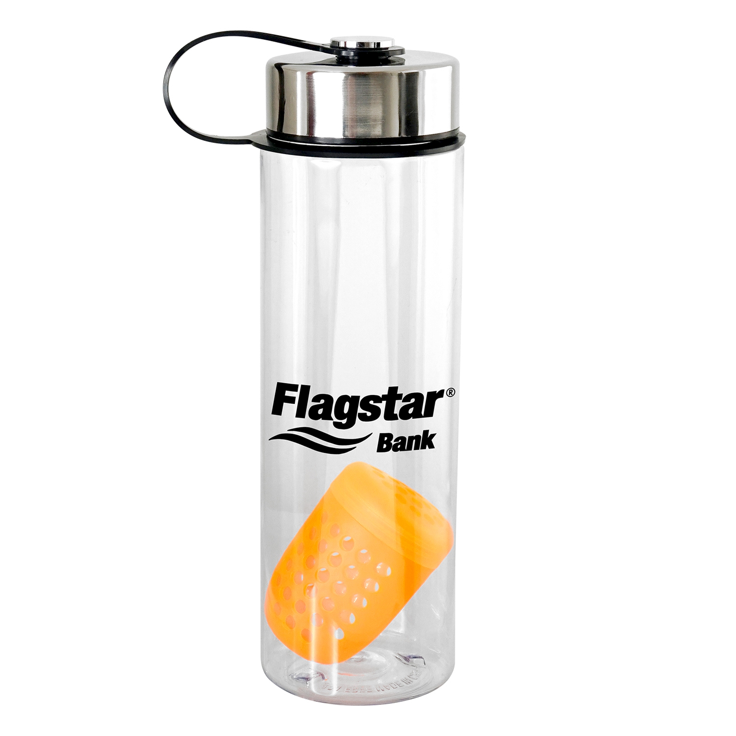 Metal Lanyard Lid 24 oz Bottle with Floating Infuser 1