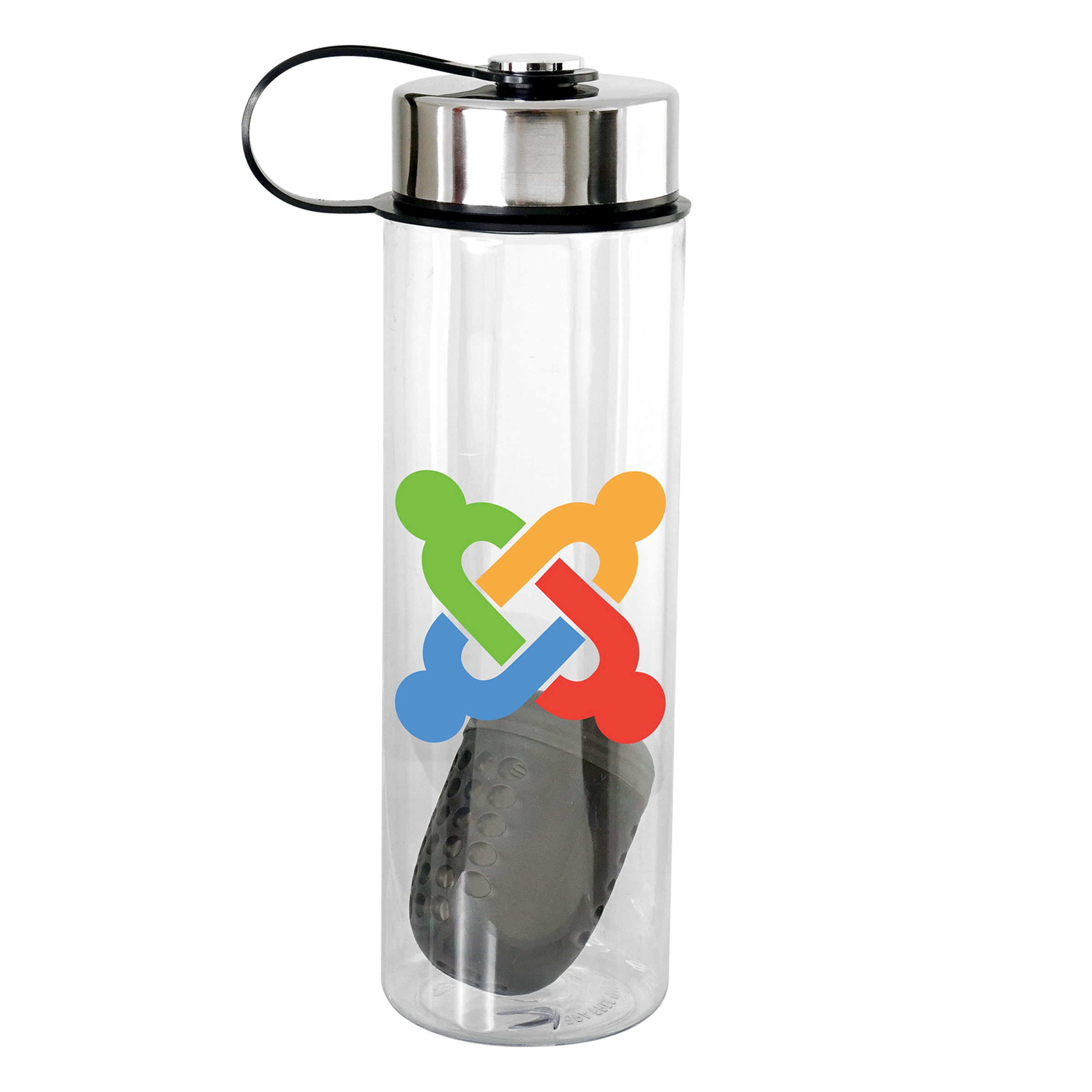 Metal Lanyard Lid 24 oz Bottle with Floating Infuser 1