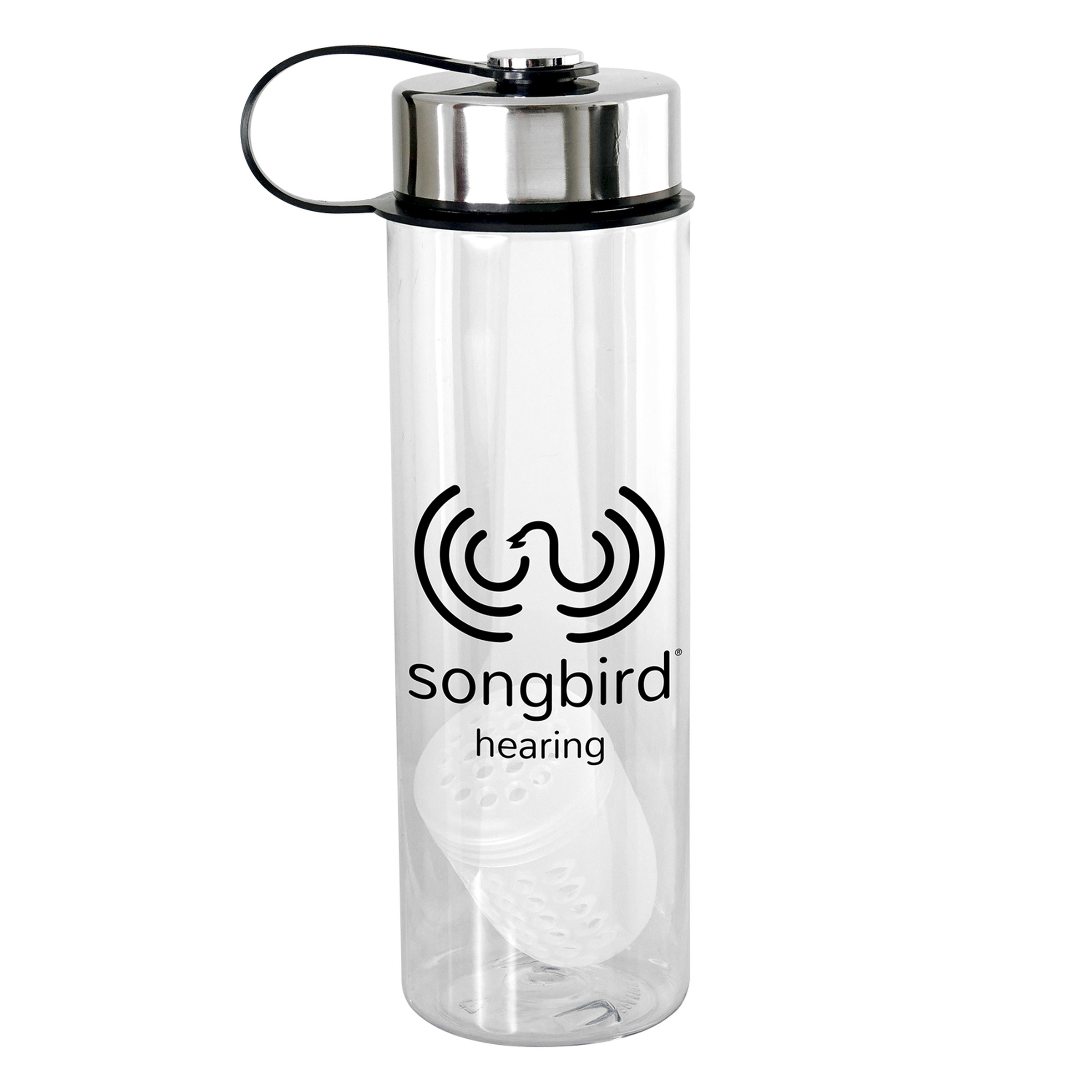 Metal Lanyard Lid 24 oz Bottle with Floating Infuser 1