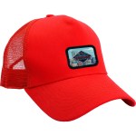 Emblem Trucker Hat - Red Emblem Trucker Hat - Red