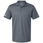 Adidas® Basic Sport Polo - Onix Dark Grey - Adidas® Basic Sport Polo - Onix Dark Grey -