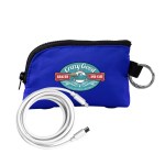 Zip Around 6' C to C Cable Pouch - Blue Logo Zip Around 6' C to C Cable Pouch - Blue Logo