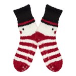 Holiday Fuzzy Anti-Slip Socks - Red Blank Holiday Fuzzy Anti-Slip Socks - Red Blank