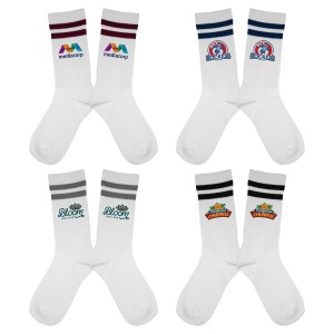 Striped Recycled High Sock 1 Striped Recycled High Sock 1