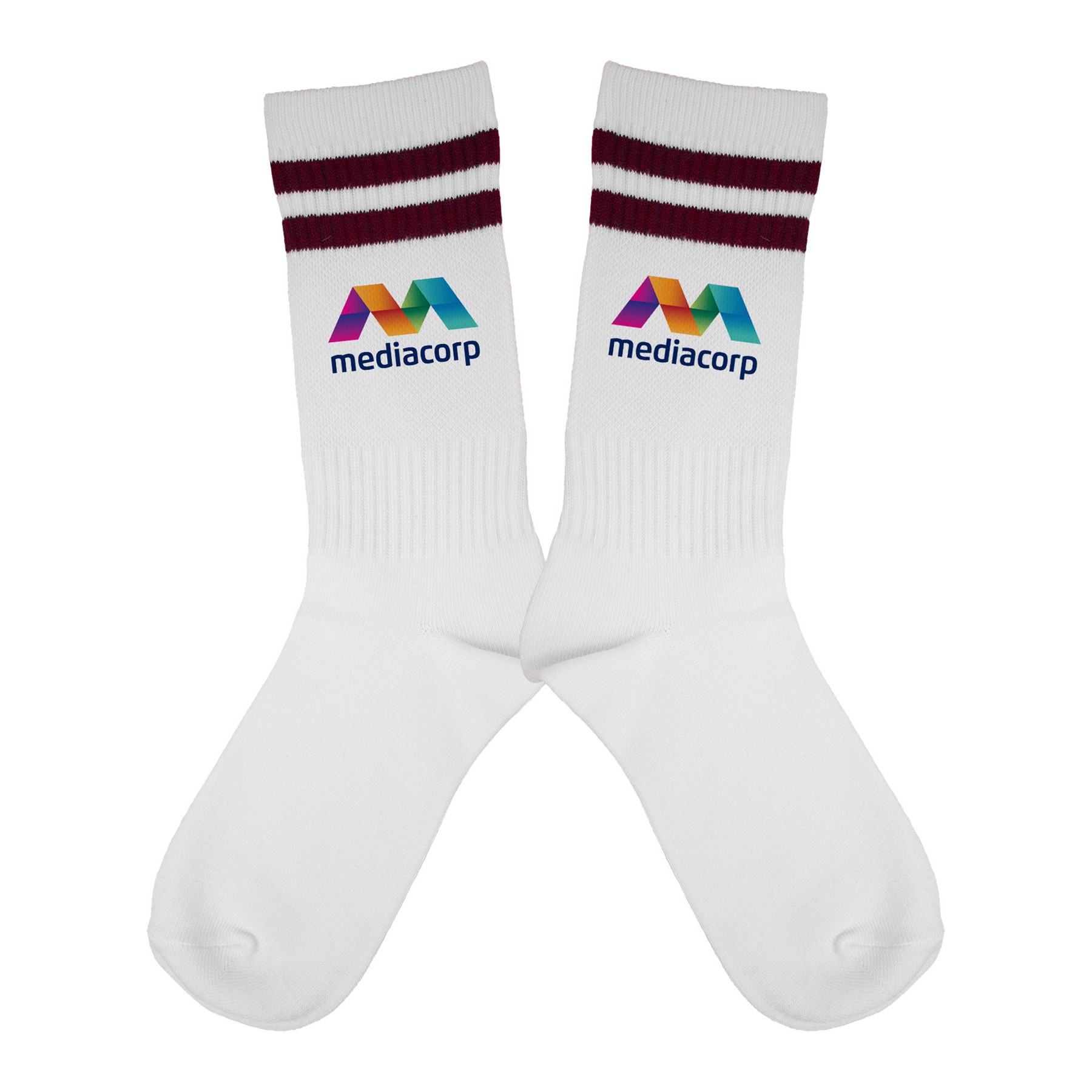 Striped Recycled High Sock 1