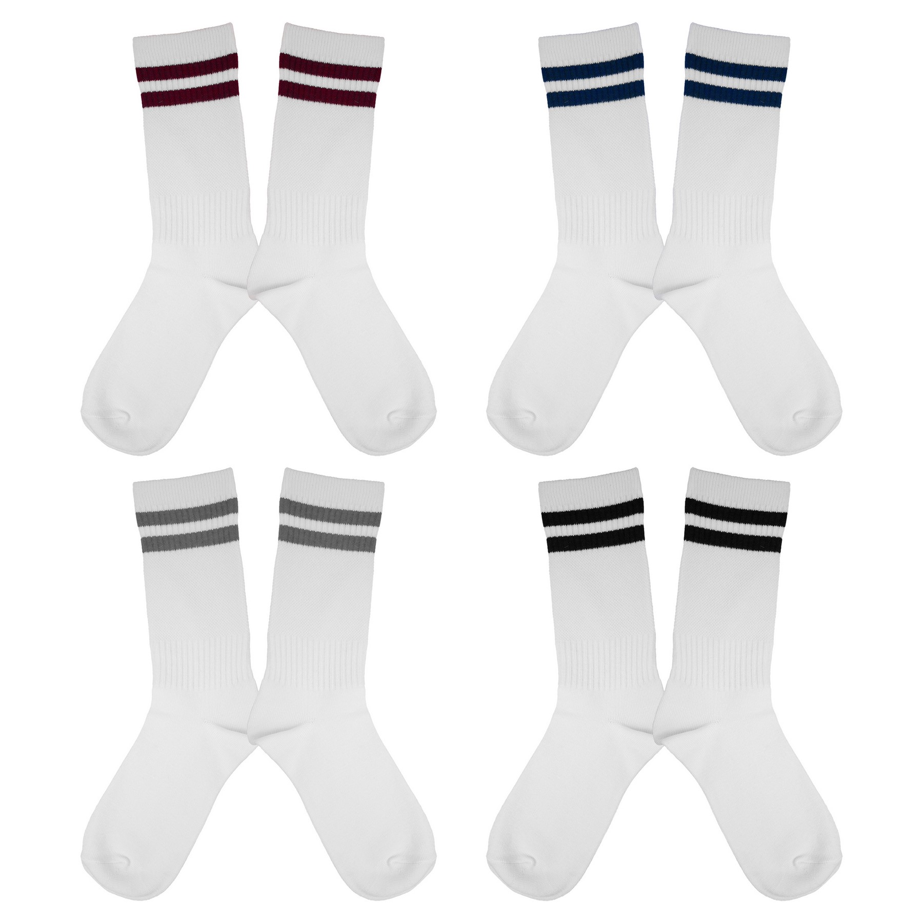 Striped Recycled High Sock 1