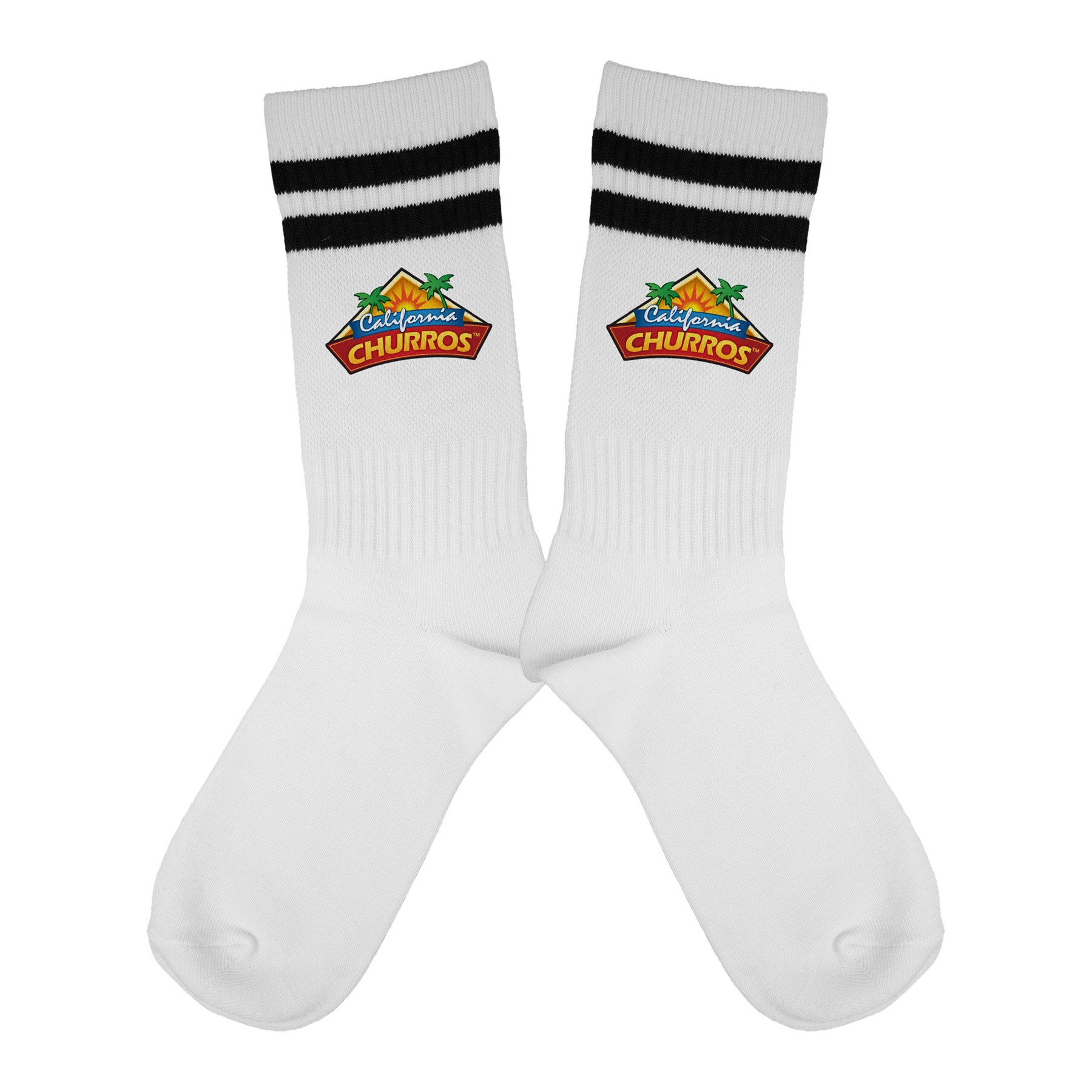 Striped Recycled High Sock 1