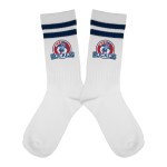 Striped Recycled High Sock - Navy Blue Striped Recycled High Sock - Navy Blue
