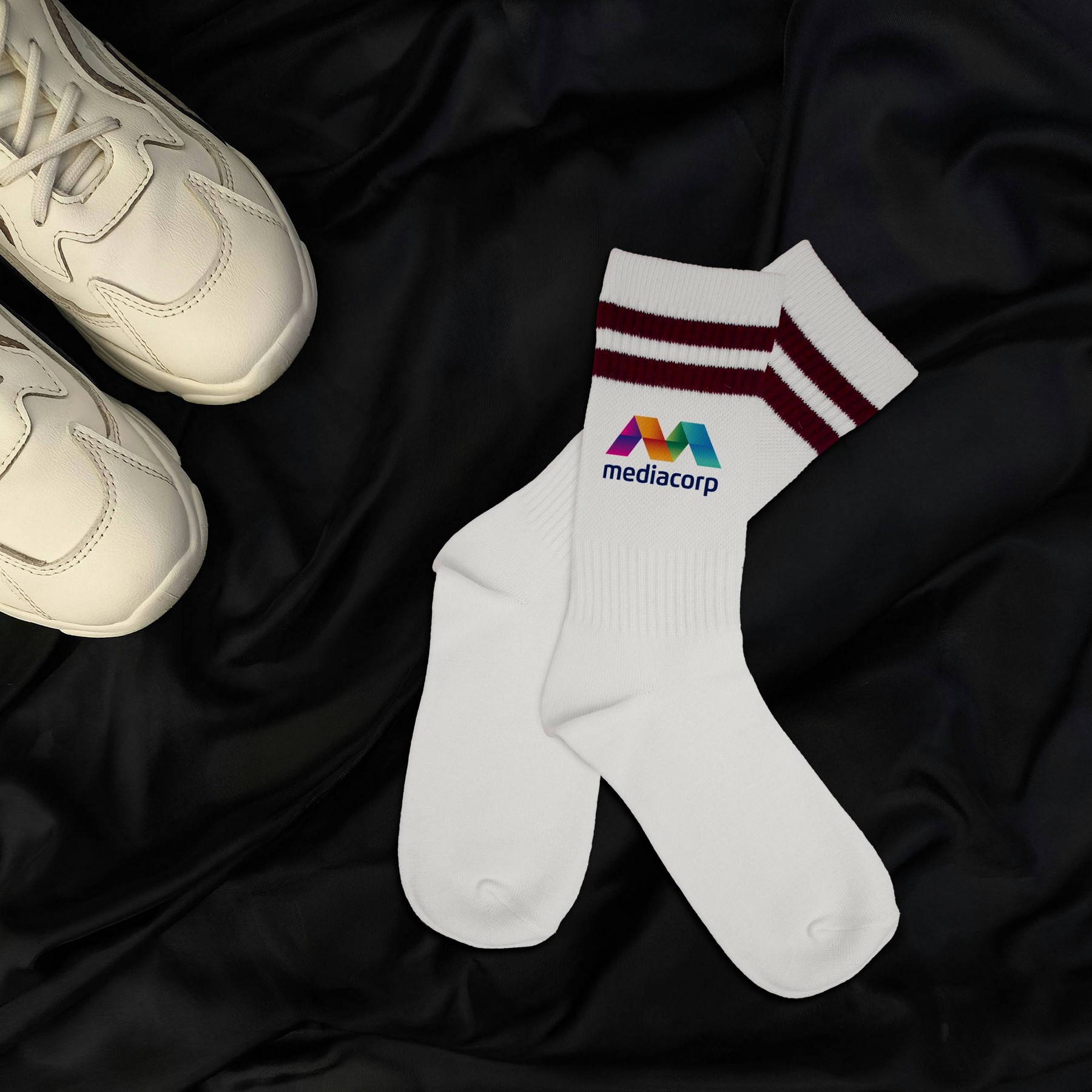 Striped Recycled High Sock 1
