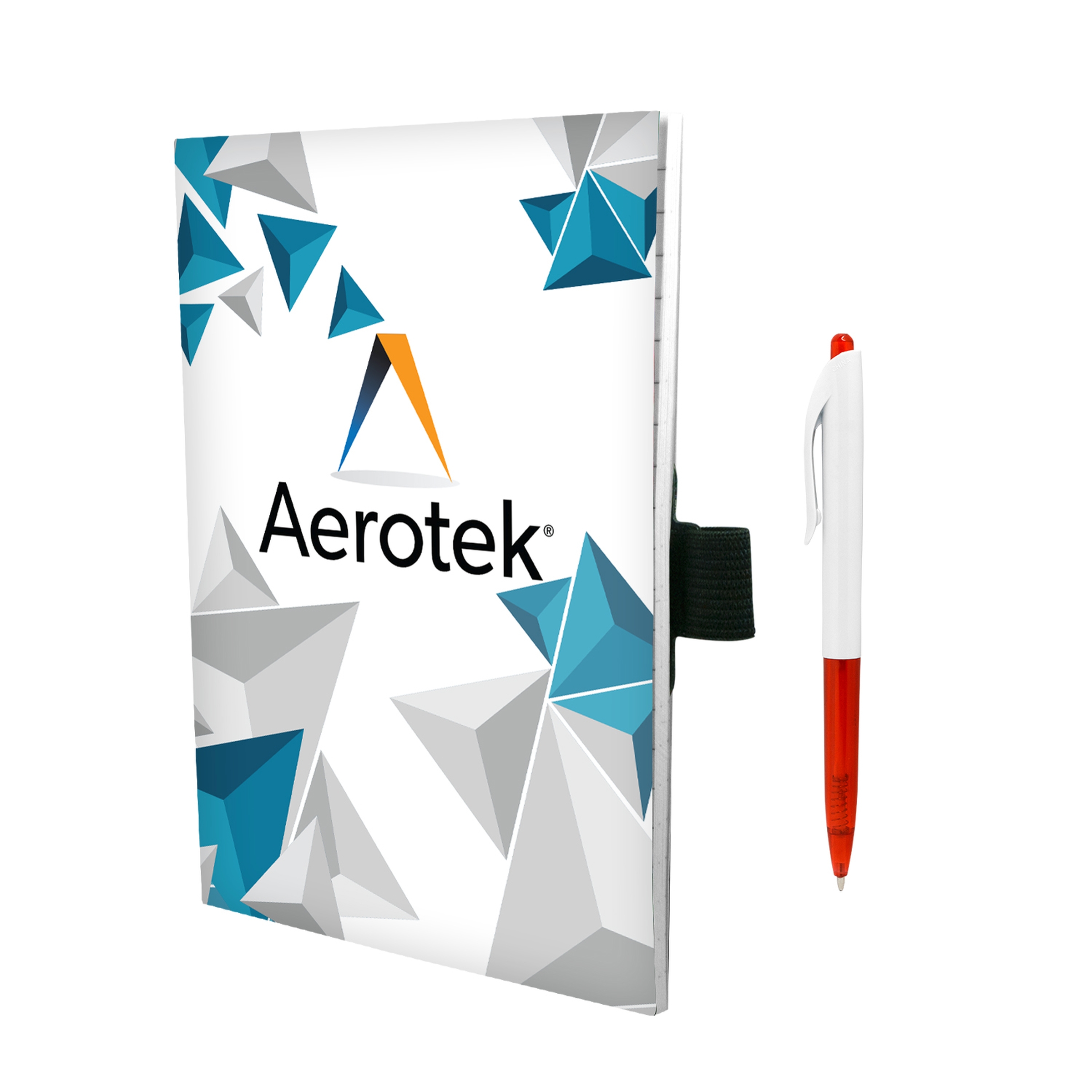 5" x 7" Perfect Paper Cover Notebook with Pen 1