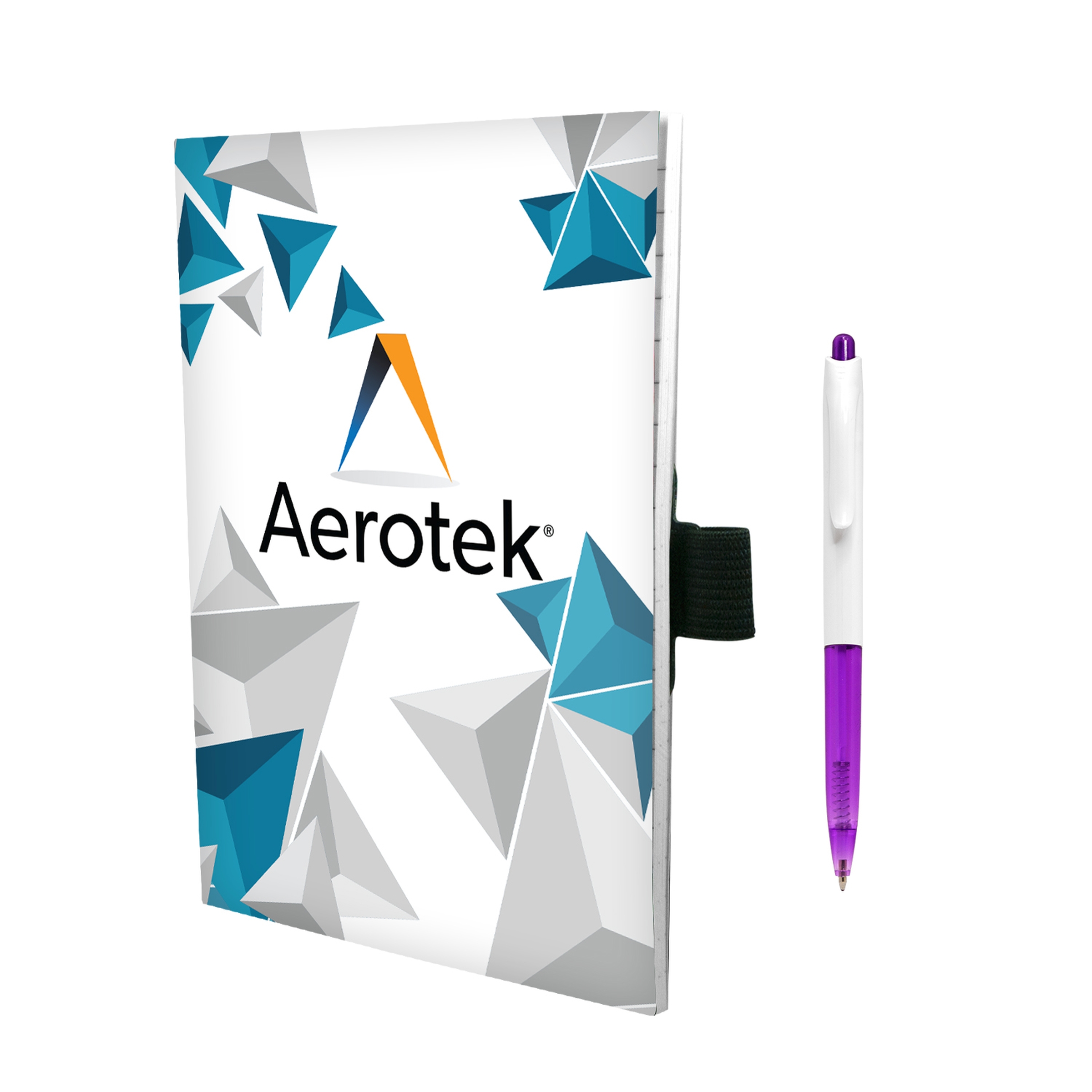 5" x 7" Perfect Paper Cover Notebook with Pen 1