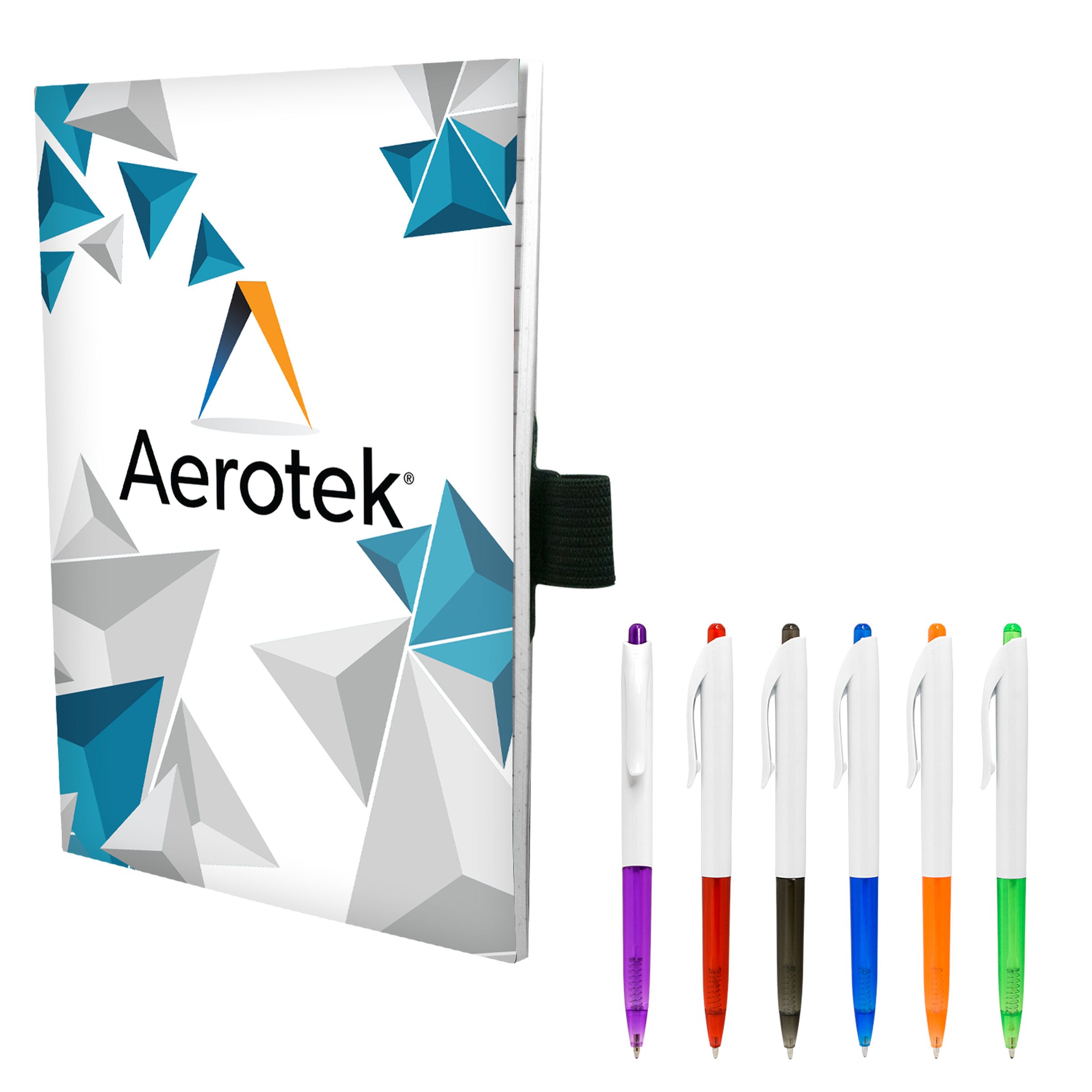 5" x 7" Perfect Paper Cover Notebook with Pen 1