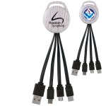 White Wood Vivid 3-in-1 Charging Cable 1 White Wood Vivid 3-in-1 Charging Cable 1