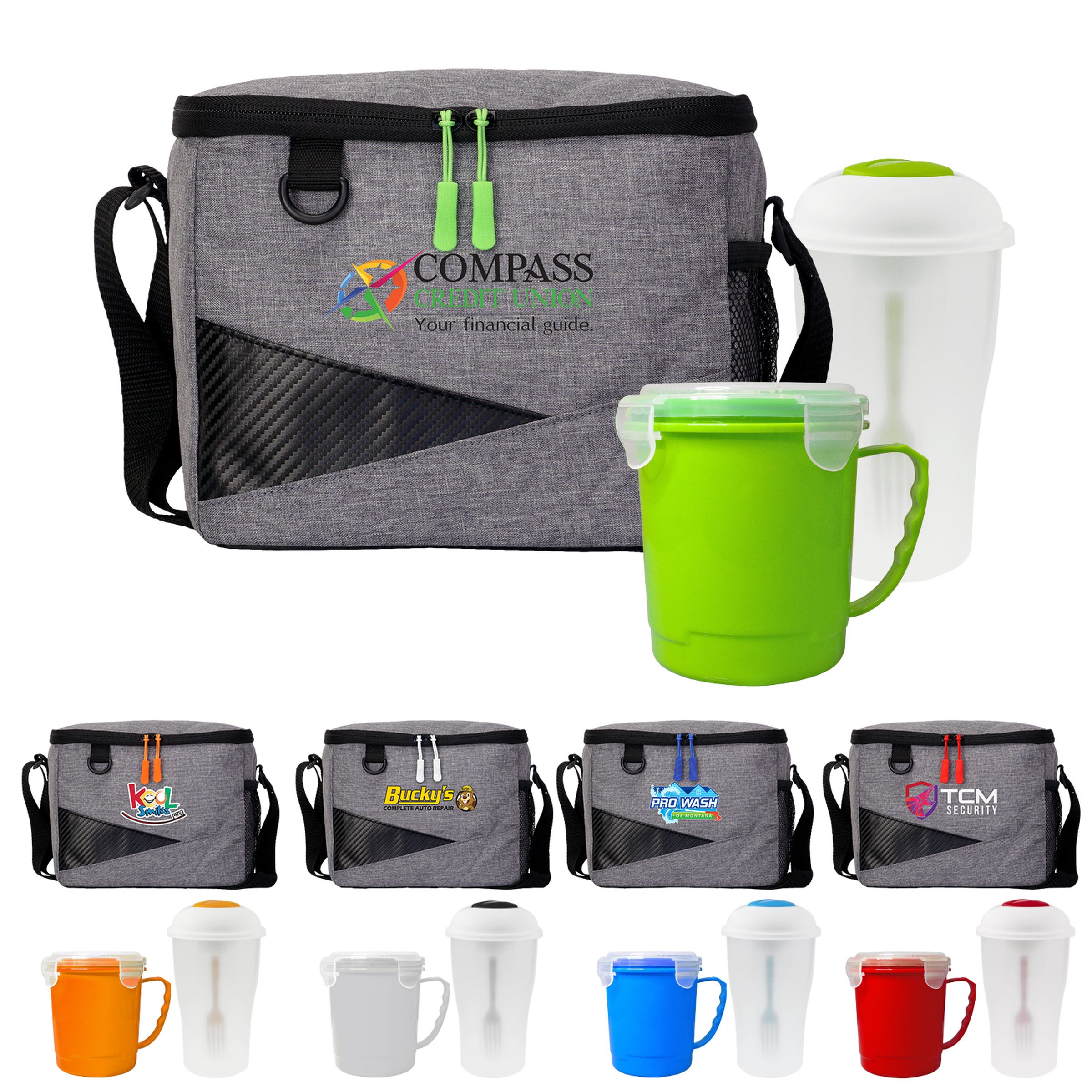Recycled Soup & Salad Lunch Set 1