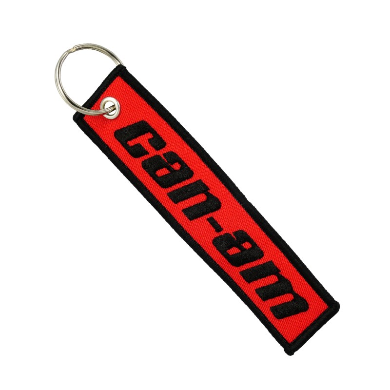 Embroidered Edge Lanyard Keychain 1 Embroidered Edge Lanyard Keychain 1