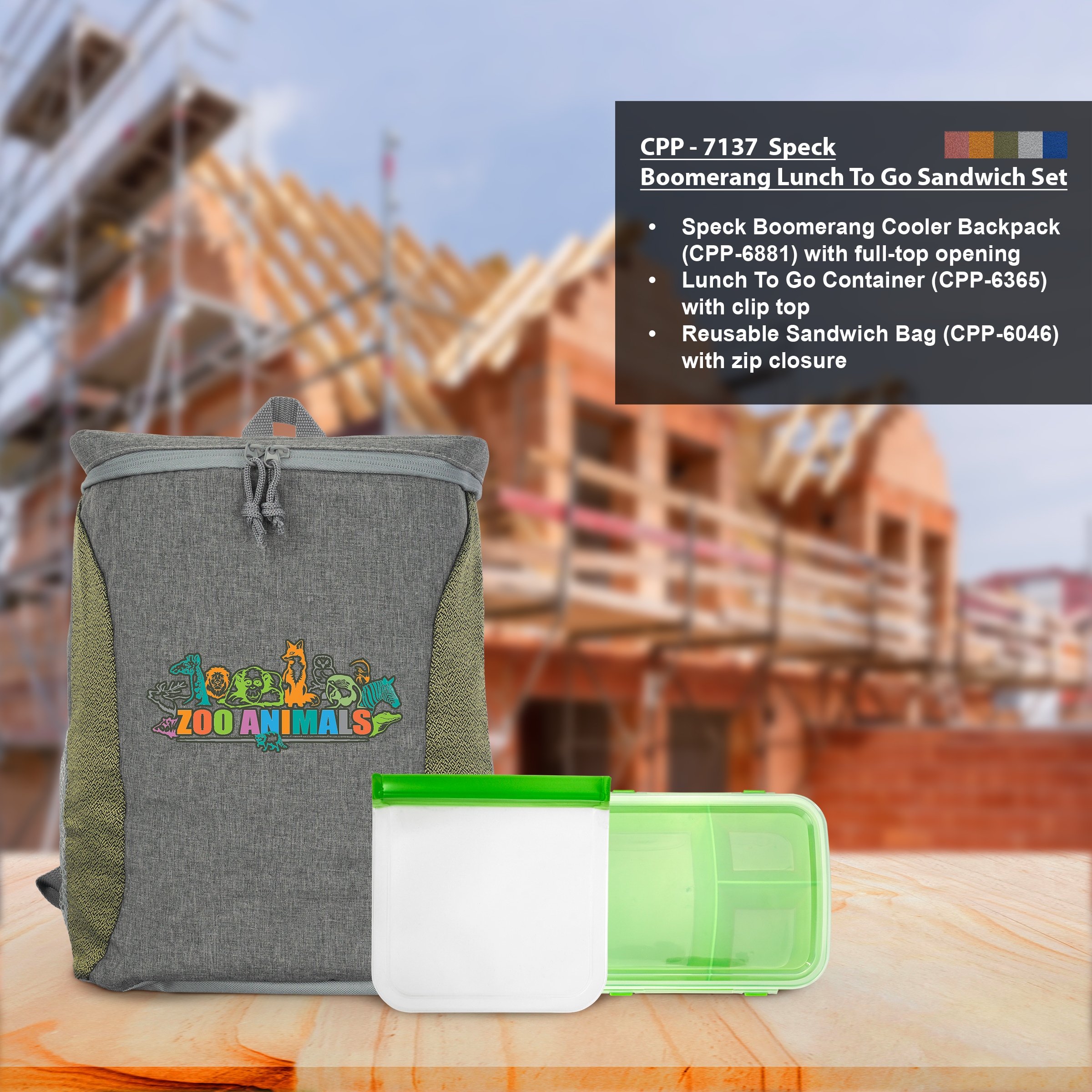 Speck Boomerang Lunch To Go Sandwich Set 1