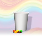 Full Color Treat Cup - skittles Full Color Treat Cup - skittles