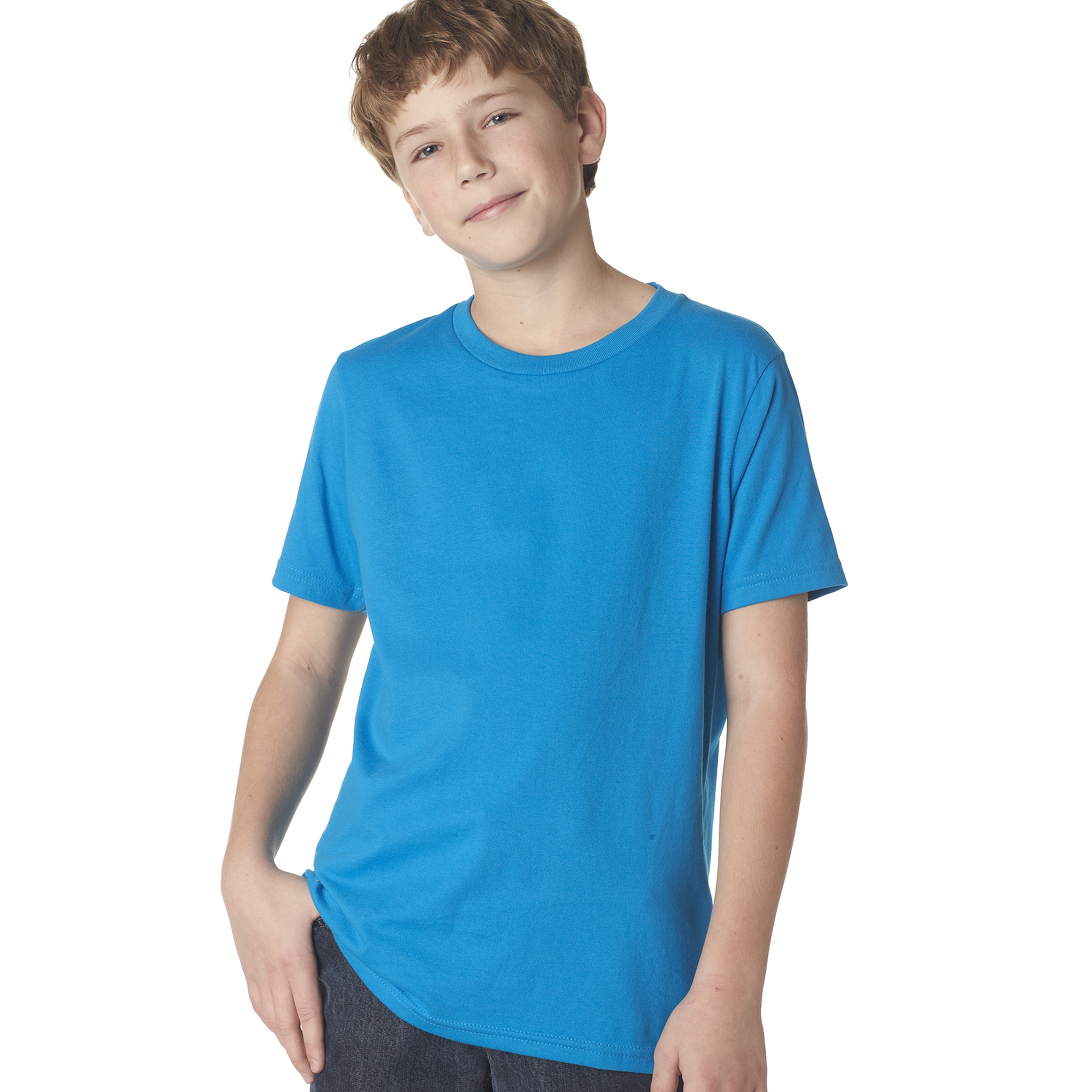 Next Level Youth Boys' Cotton Crew 1