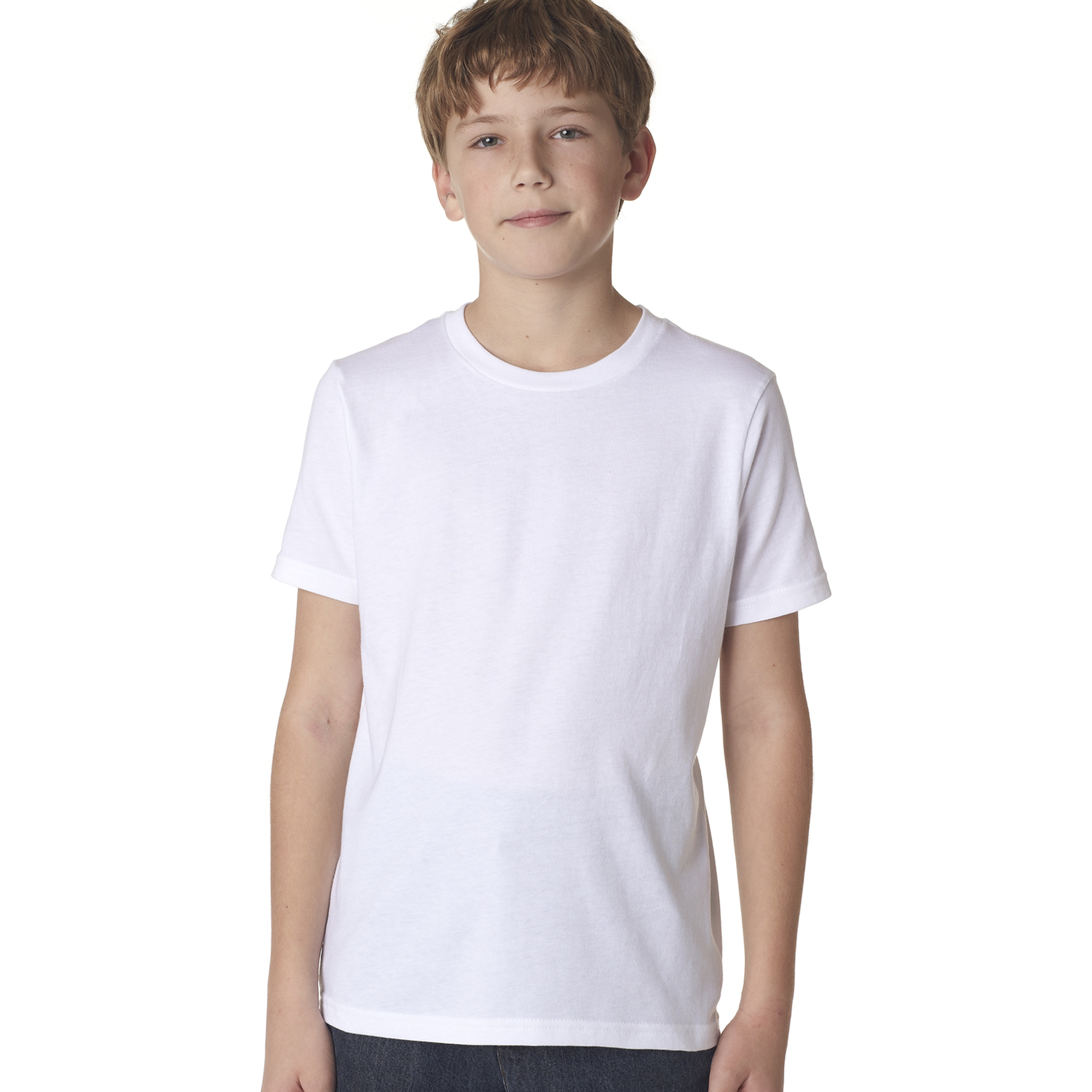 Next Level Youth Boys' Cotton Crew 1