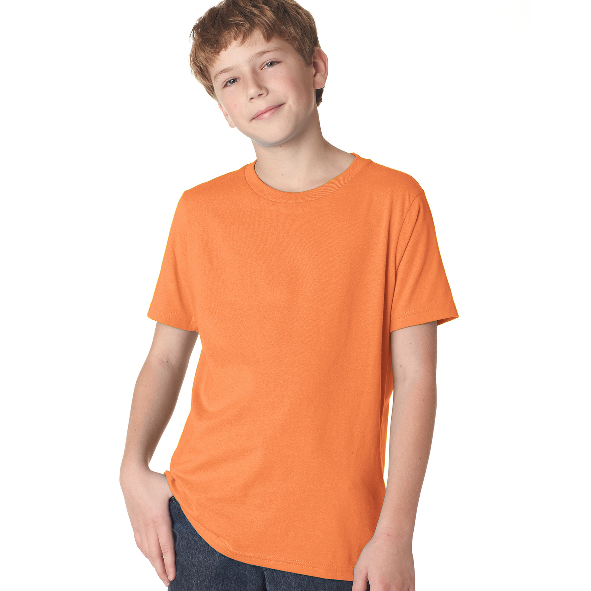 Next Level Youth Boys' Cotton Crew 1