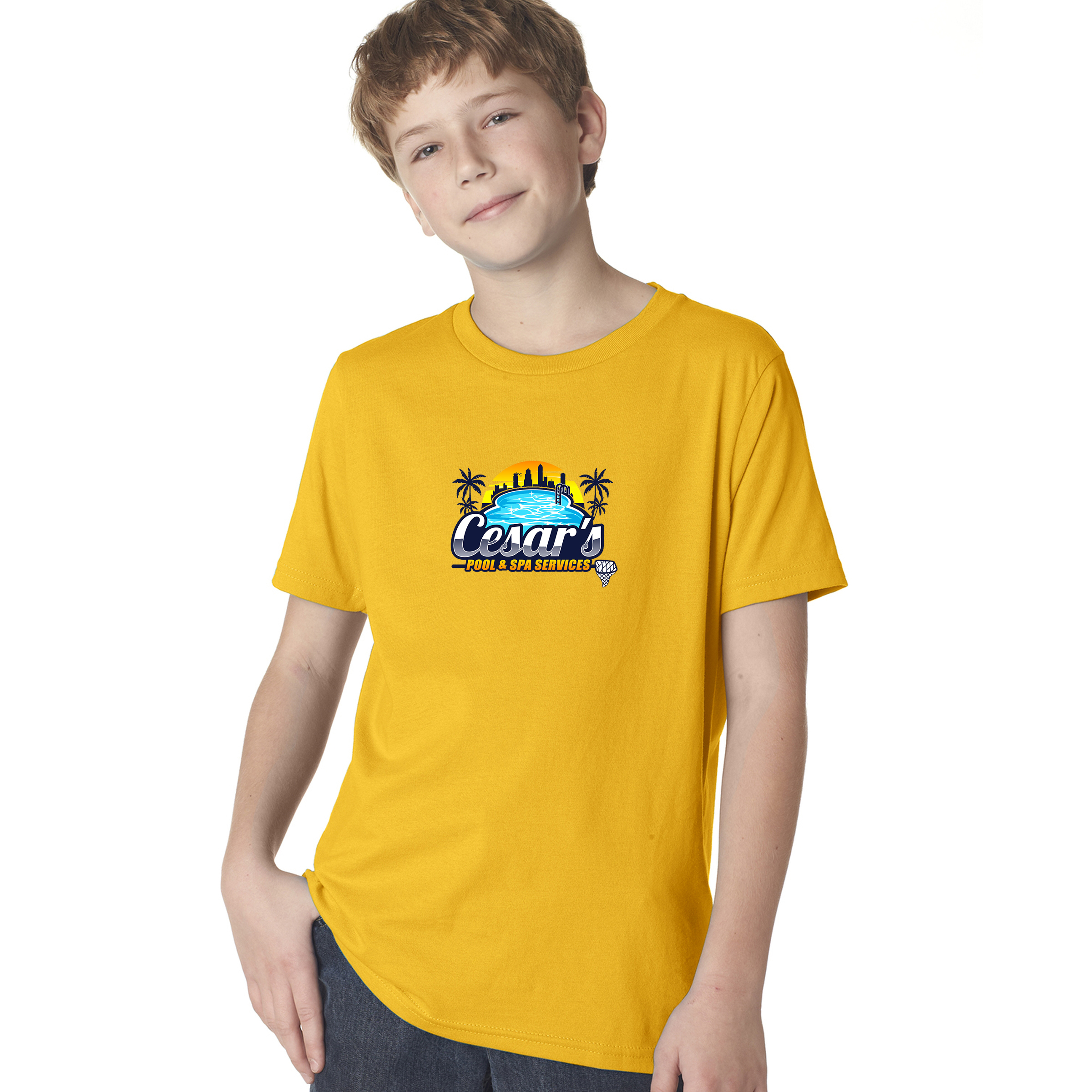 Next Level Youth Boys' Cotton Crew 1